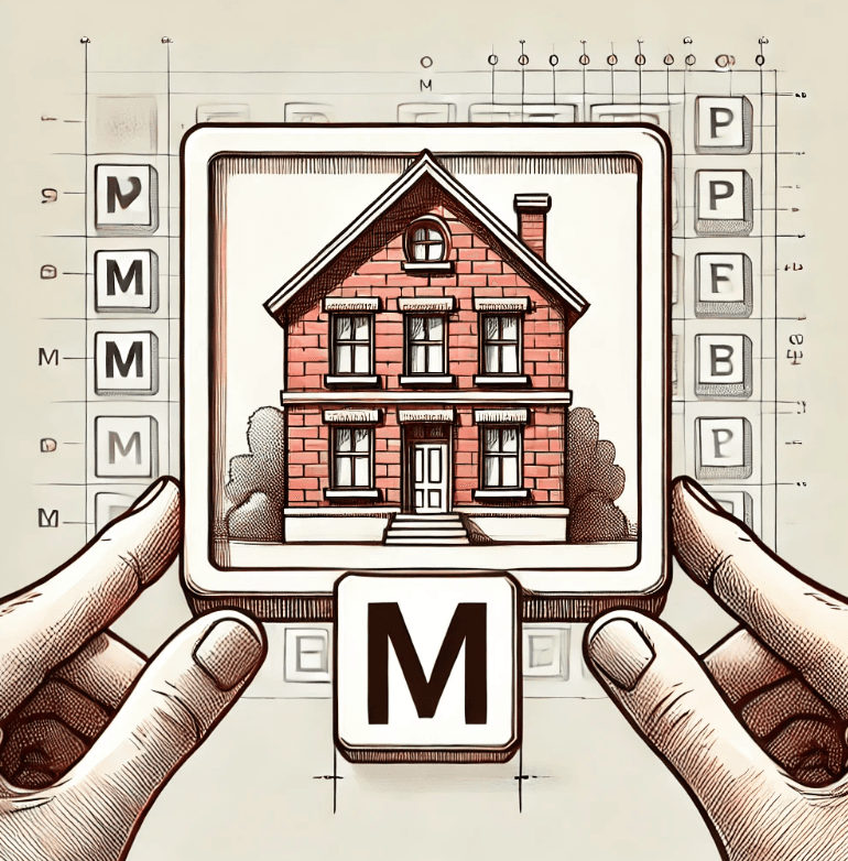 Illustration of a masonry building